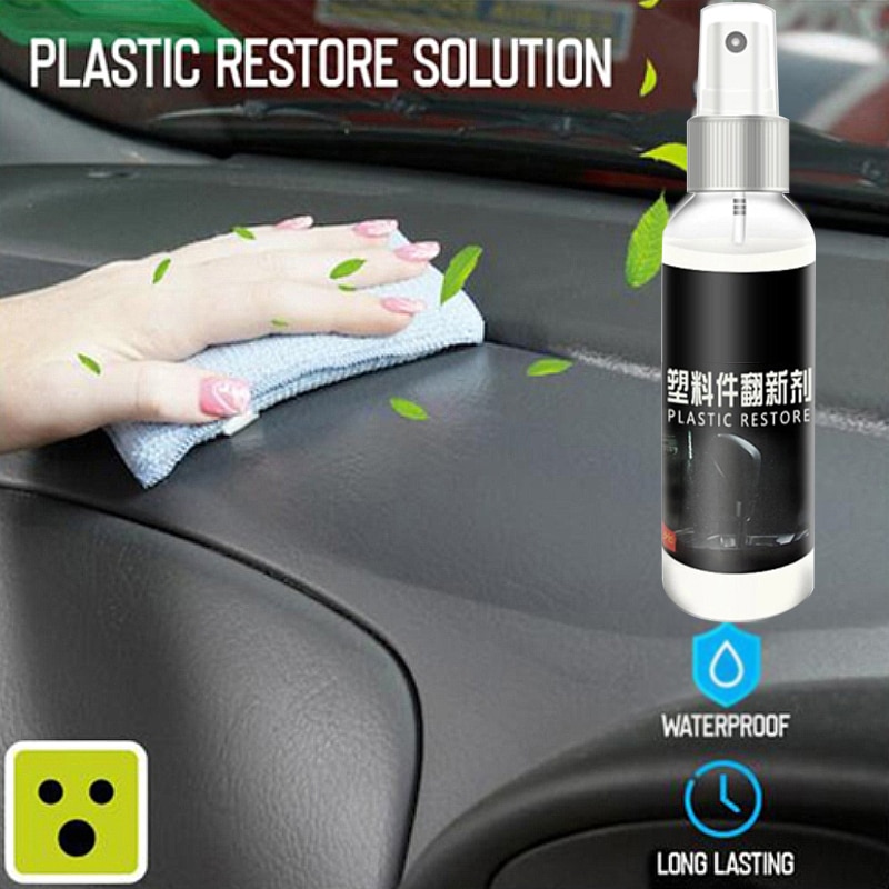 50ml biler plastik instrumentpanel voksgendannelsesmiddel voksreducerende middel auto interiør til renoveret belægningspasta vedligeholdelse alder