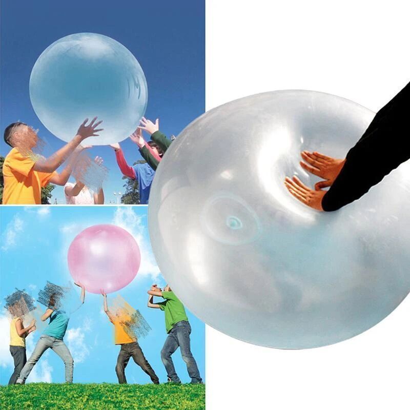 70 CM Blase Ball für Wasser Blase Ballon Aufblasbare Spielzeug Weiche Gummi Ball Oversize Strand Garten Party Im Freien