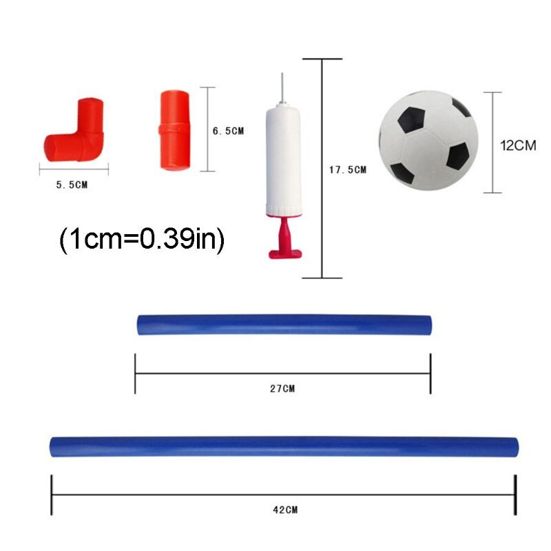 Medium Fußball Ziel Spielzeug Set Kinder Fußball Ziel Pool für Kleinkind Jungen und Mädchen 3 + B36E