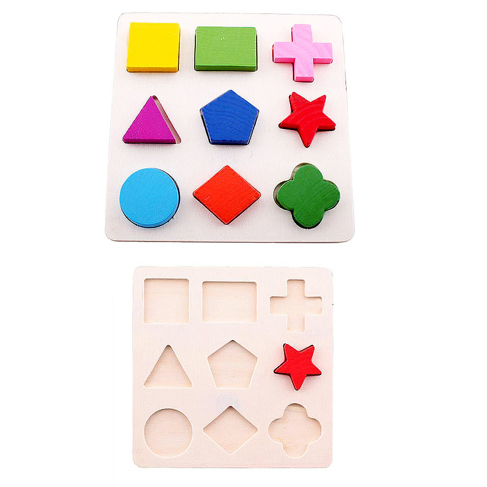 Kids Souptoys Houten Geometrie Gebouw Puzzel Speelgoed Vroeg Leren Educatief Speelgoed Speelgoed Voor Kinderen Puzzel Speelgoed Voor Kinderen