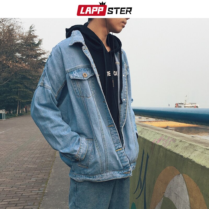 Mens streetwear deals denim jacket