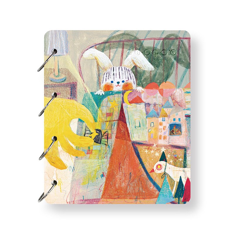 Cute Loose-leaf book illustration hand-painted book illustration book graffiti