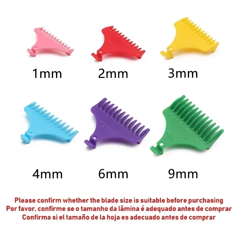 Kemei 1 2 3 6 9 12 mm Hair Trimmer Limit Comb Universal Black Guards Hairdresser Hair Cutting Guide for 5027 1949 5098 9163 5021: Pink