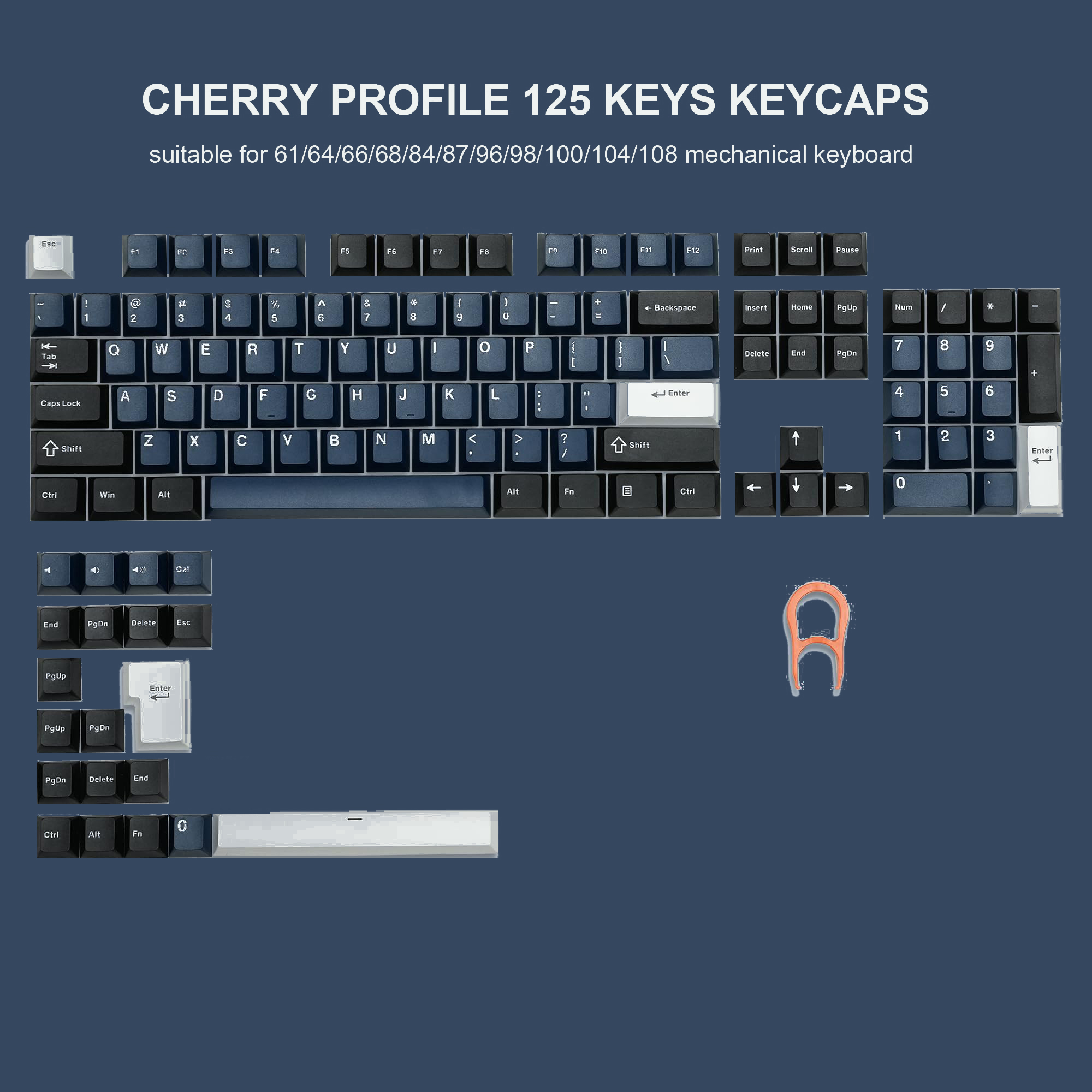 168 Keys PBT Keycaps Cherry Profile White Purple Double Shot Key Caps for Gateron Cherry MX Switches Mechanical Gamer Keyboard: Beige