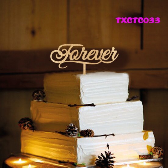 Mixed Style Wood Rustic Wedding Cake Topper Bride and Groom Silhouette , Mr & Mrs Topper for Wedding Decoration Anniversary: style 10