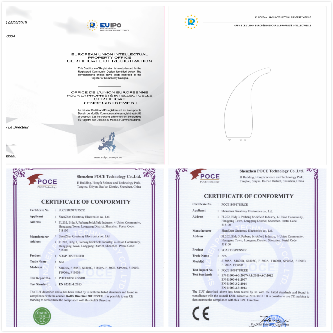 Automatische Zeepdispenser, Touchless Zeepdispenser, 300Ml Vloeibare Handsfree Infrarood Sensor Elektrische Auto Zeepdispenser