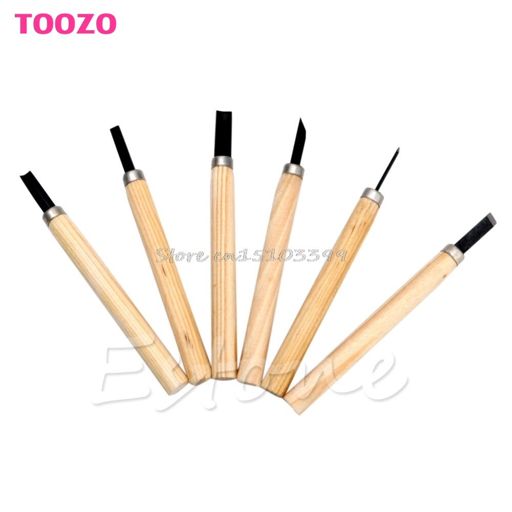 12Pcs Wood Carving Hand Chisel Knife Tool Set Woodworkers Gouges