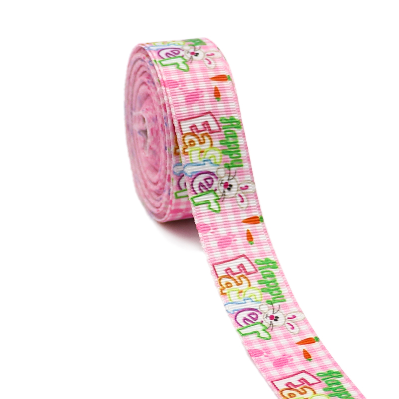 10 Yards 1'' 22MM Easter Printed Grosgrain Ribbons For Hair Bows DIY Handmade Materials Y2020122601