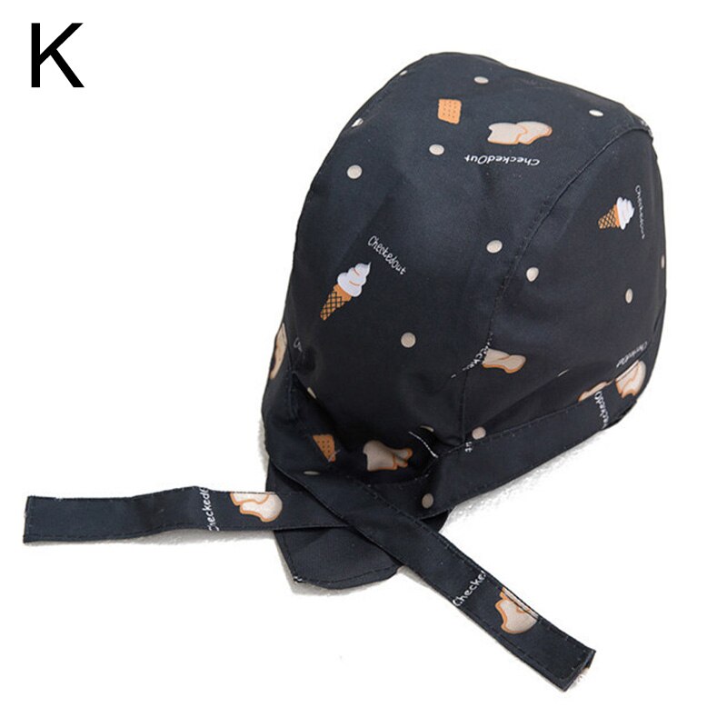 Hotel Chef Hats Turban Kitchen Working Caps Classic Korean Japanese Style Baotou Hat For Women Men Work Beanies Hats: K