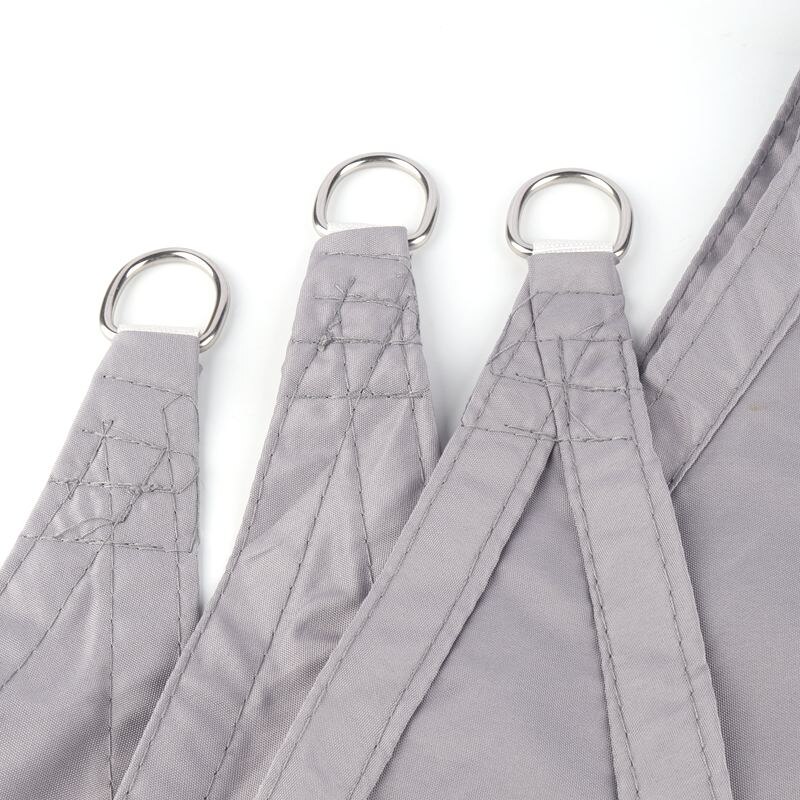 2*2*2m Dreieckige Polyester Regendicht Leinwand Sonnenschirm Netz Sonne Schutz Haus Hof Baldachin Sonne Sonnensegel markise Camping Schatten Tuch
