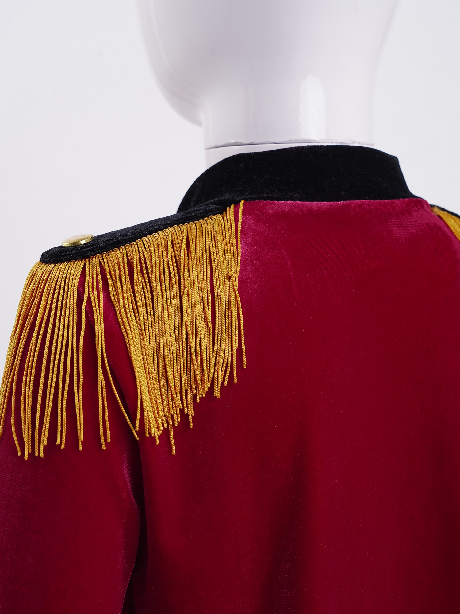 Manteau de cirque pour enfants, costume de maître nageur, veste de garde royale de luxe, jeu de rôle pour enfants, manches longues, glands, tambour, Tailcoat