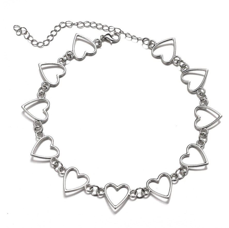 Trendy butterfly tassel necklace hollow collarbone chain simple women's temperament jewelry collares para mujer collares: Style 2