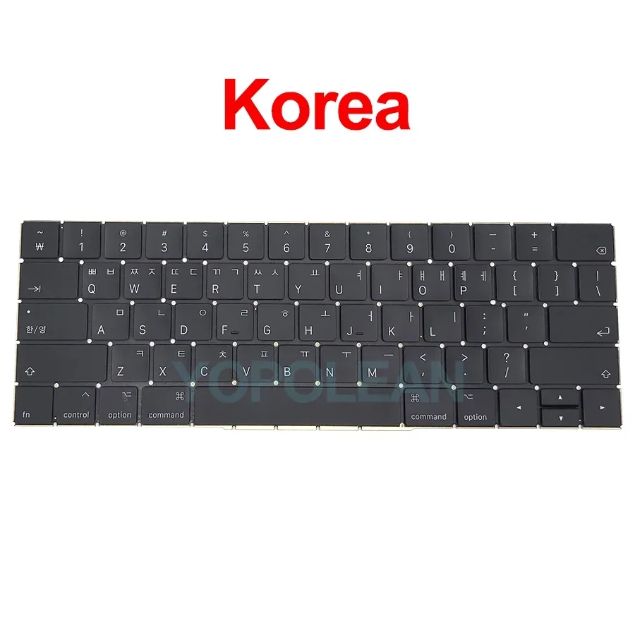 Neue US UK Spanisch Französisch Koreanische Tastatur Für Macbook Pro Retina 13 "15" A1706 A1707 Tastatur Ersatz: GOLD