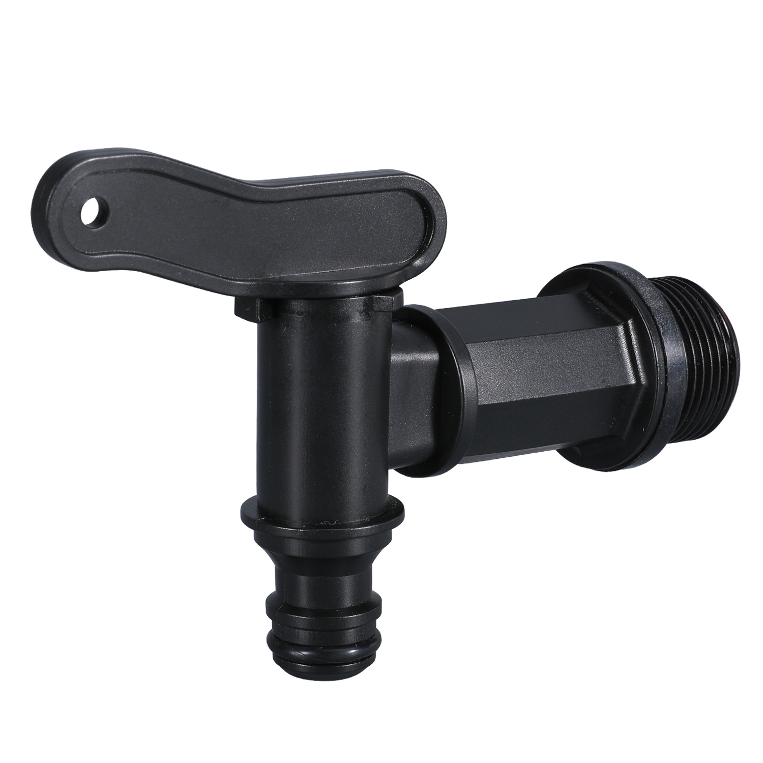 IBC Tank Valve Adapter Hose Garden water Connector 60mm Coarse Thread Replacement Valve Fitting Parts: WHITE