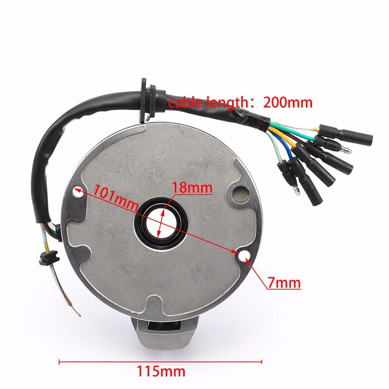 Motorcycles 2 Coil Magneto Stator 70cc 90cc 110cc 125cc ATV Dirt Bike Go Kart Coolster Pit Pro Taotao