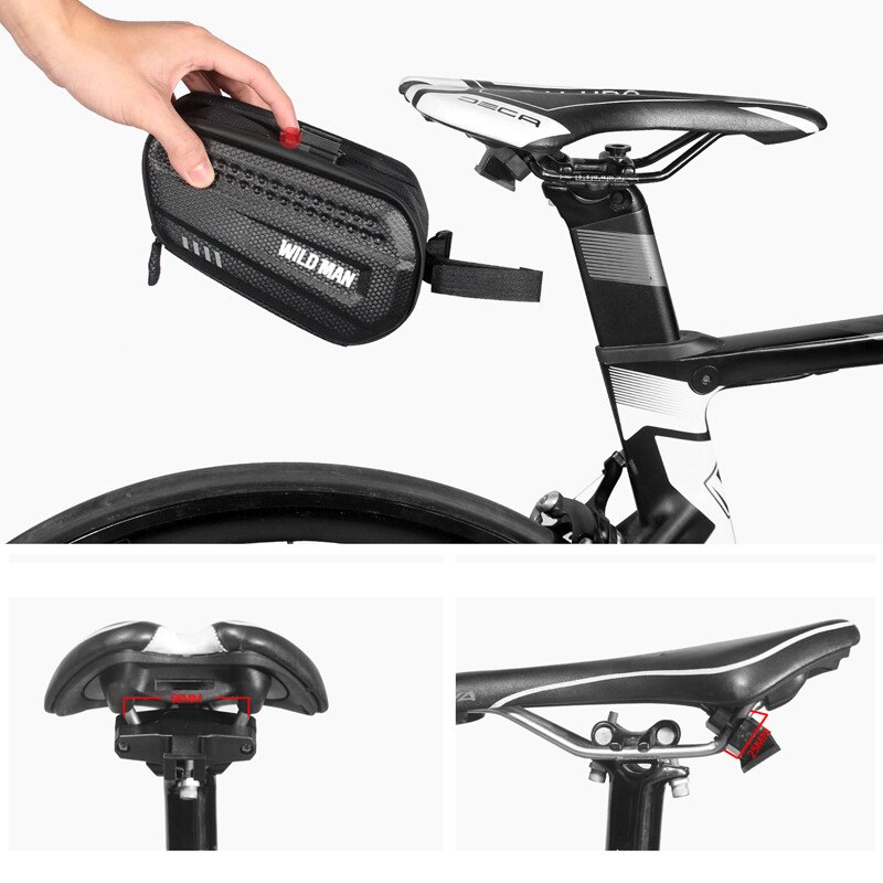 Universal traseiro saco do telefone da bicicleta à prova dwaterproof água para o iphone se 2020 11 pro max x xr 8 7 plus casca dura ciclismo saco