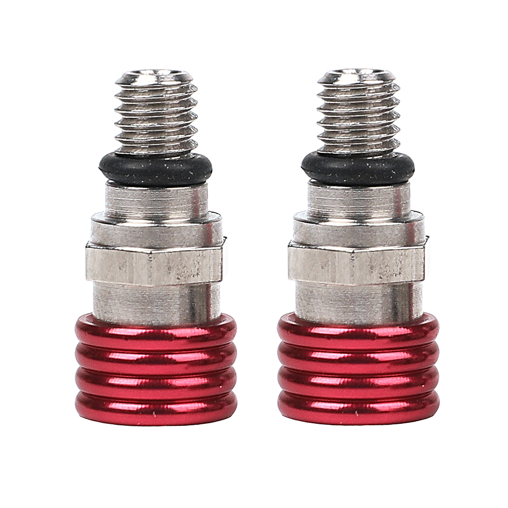 Válvulas de purga de aire de horquilla M4x0.7cm para KTM 640 950 990 Adventure R S 690 Enduro SMC Supermoto 950 Super Enduro BMW SX EXC XC XCW: Rojo