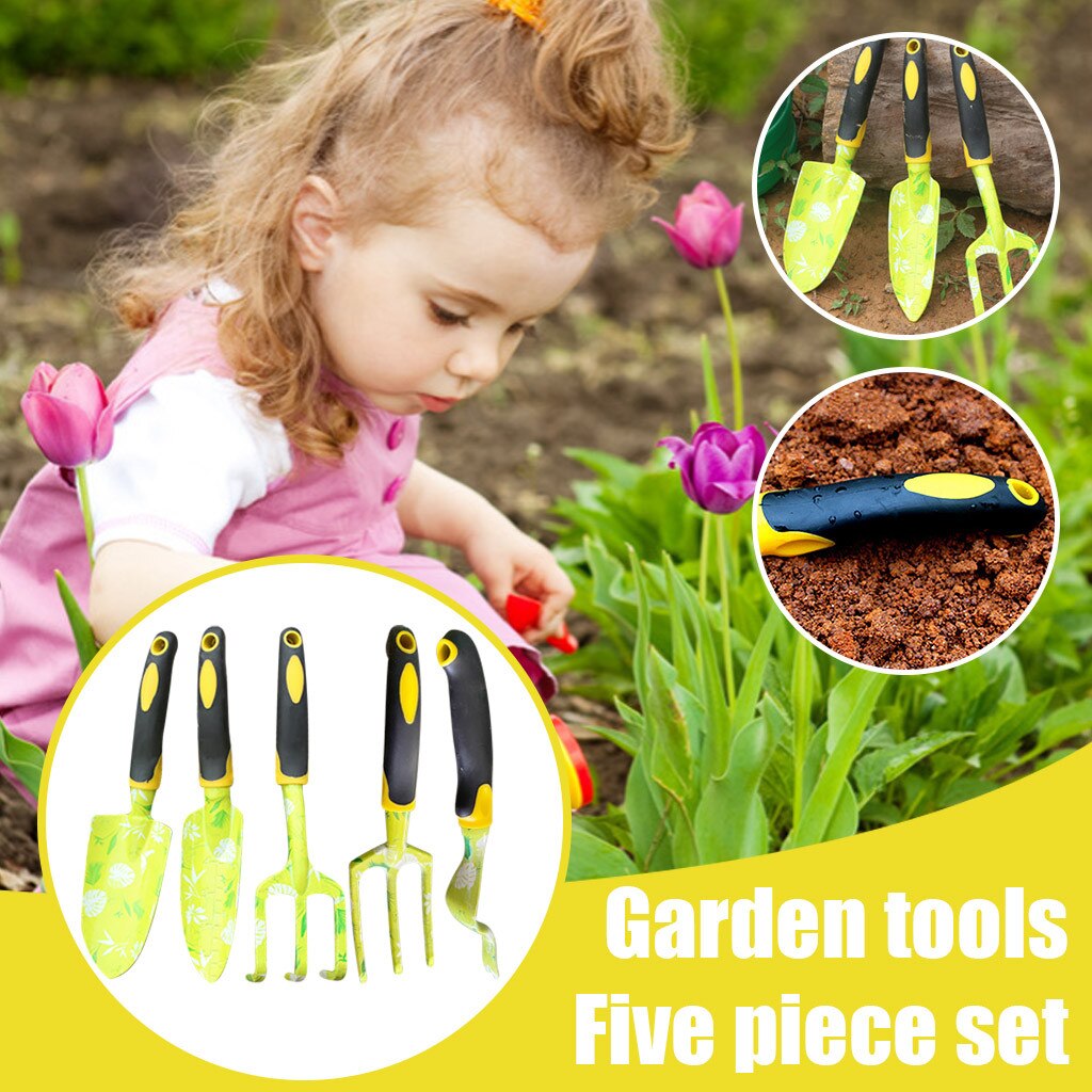 1Set Children Garden Tool set Mini Small Shovel Rake Spade Multi-Functional Indoor Gardening Plant Care Funny Sand Toy