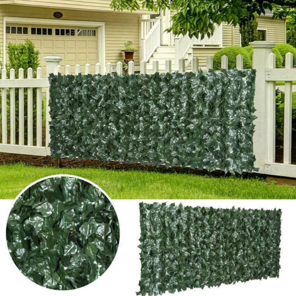 0.5x3m/0.5x1m Artificial Ivy Privacy Fence Screen Artificial Hedges Fence And Faux Ivy Vine Leaf Decoration For Outdoor Decor