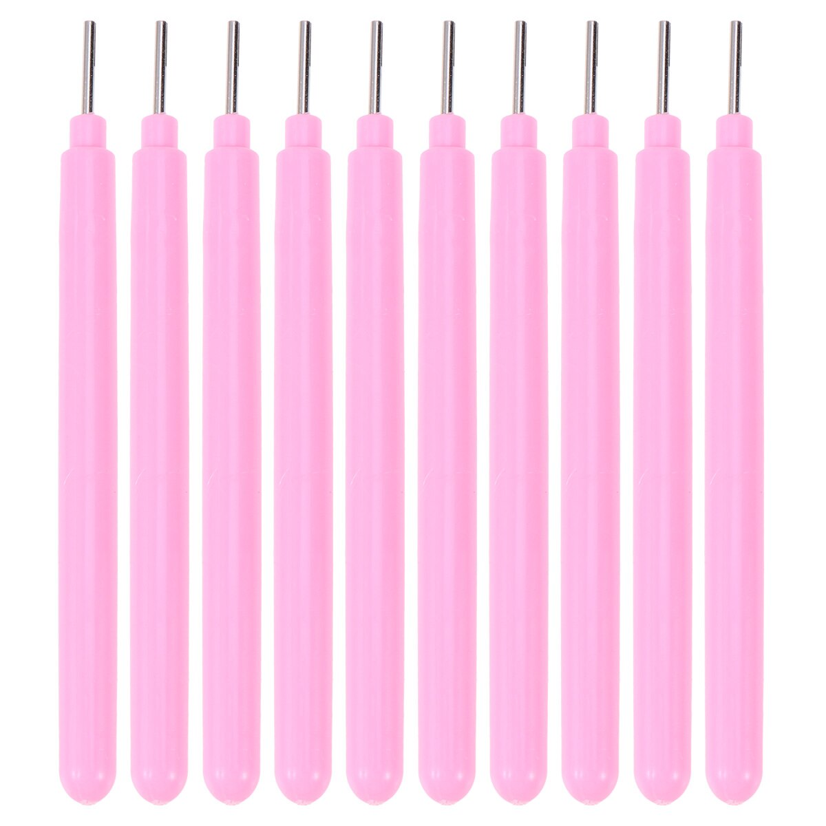 10pcs Paper Quilling Tools Quilling Paper Ramified Pen Papercraft DIY Tool Pen Light Pink: Default Title