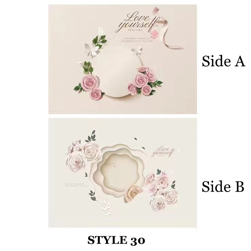 Fondos de fotografía para estudio fotográfico, papel impermeable de 57x42cm, 2 lados, accesorios de utilería para sesión fotográfica: Esmeralda