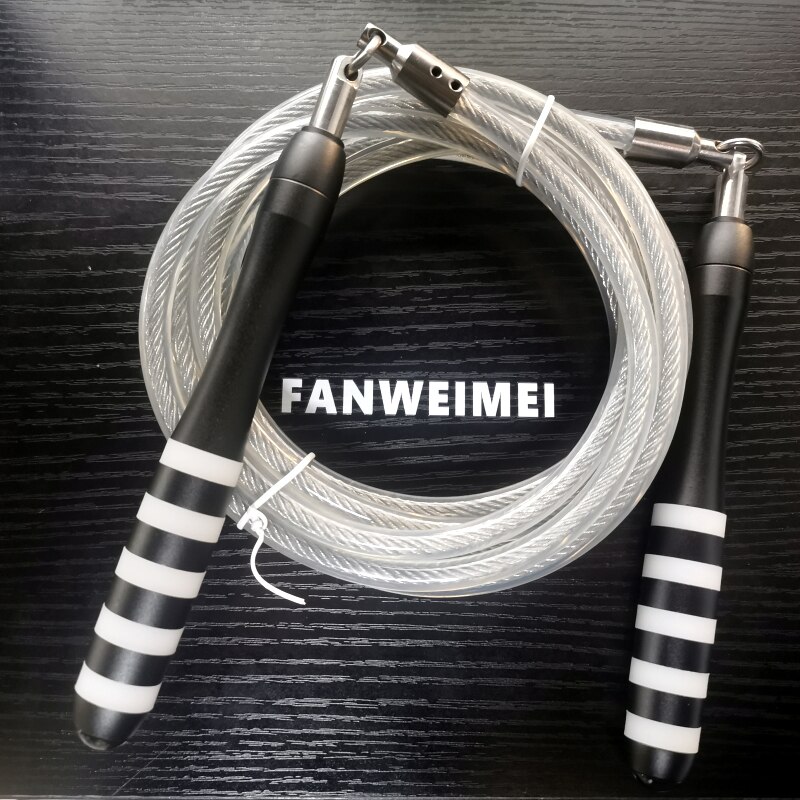 UPC MMA TRAINING JUMP Rope 8MM 550GRAM HEAVY WEIGHT SPEED DUDES Crossrope BEARING PU WEIGHTED Fast Skipping Rope Fitness