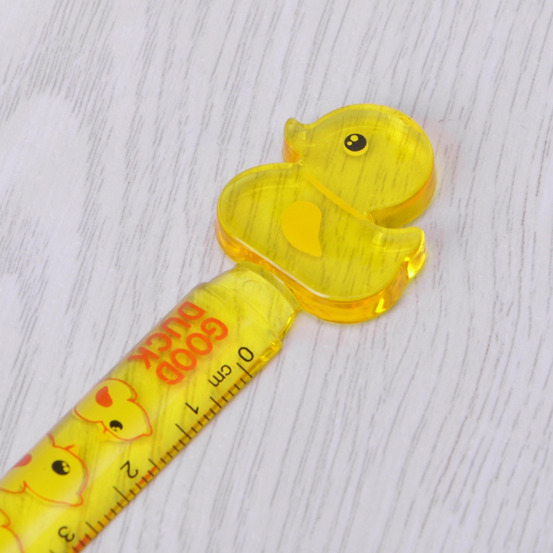 Cute Duck Plastic Straight Ruler Measuring Tool Stationery Office School Supply