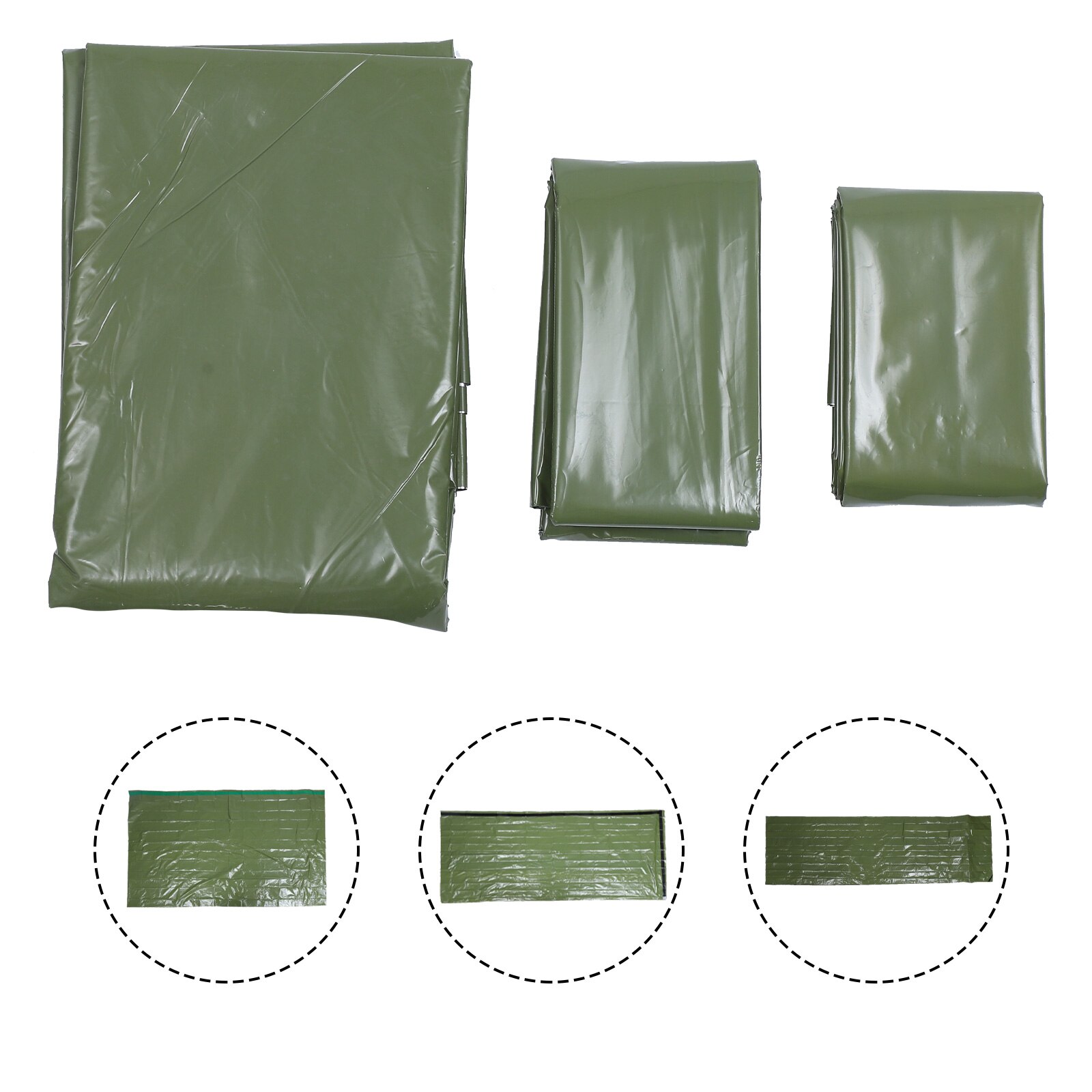 1 set notfallschlafsack, thermosack, überlebensschlafsack, decke, zelt: Default Title