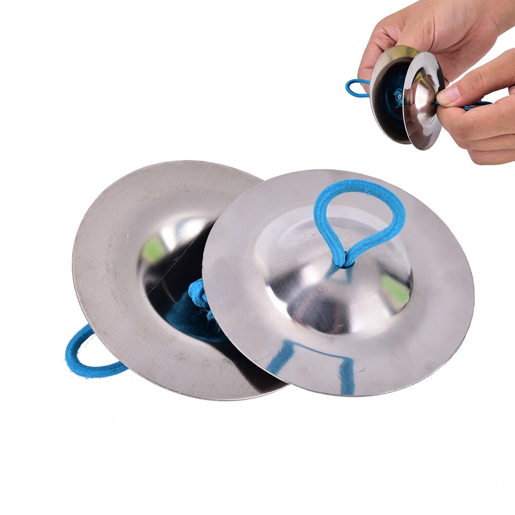 Instrumento Musical de percusión, danza del vientre, platillos para dedos de plata, piezas de instrumentos musicales y accesorios