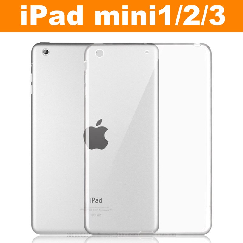 Zurück Fall für iPad 10,2 9,7 2 3 4 Abdeckung für Air 2 1, TPU Weiche für iPad Pro 10,5 10, Kristall Protector für Mini 4 5 3 2 1: for iPad mini123