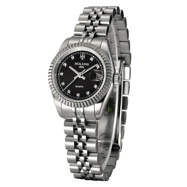 Holuns Women Watches Ladies Watch Top Brand Luxury Gold Role Classic Female Quartz Watch Diamond Waterproof Relogio Feminino: women-28mm-6