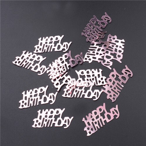 Rose guld digital 18/21/30/40/50/60 glitter konfetti dekor tillykke med fødselsdagen bord sprede konfetti til fest festartikler: 2