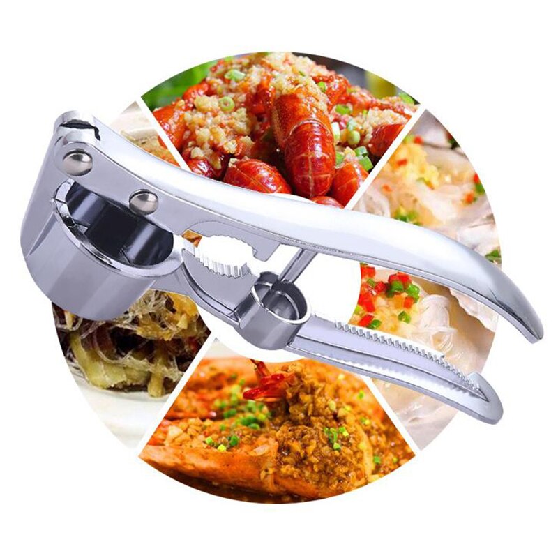 Knoflookpers RVS - Professionele keukenhulp voor het persen van knoflook knoflookpers