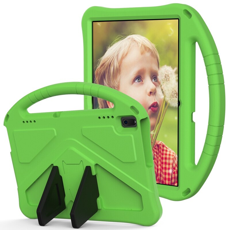 Étui pour Lenovo Tab E10 TB-X104F/L, tablettes EVA pour enfants, 4 10 TB-X304L/N Tab 4 10 Plus TB-X704L/N/F/V # S: green / Tab 4 10 TB-X304