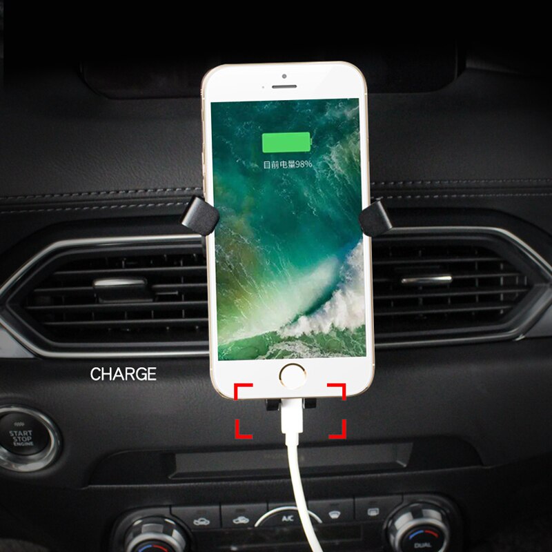 Auto Air Vent Halterung Handy Halter für Handy Stabile Wiege Smart Telefon Stehen Für Mazda CX-5 CX5 2nd Gen