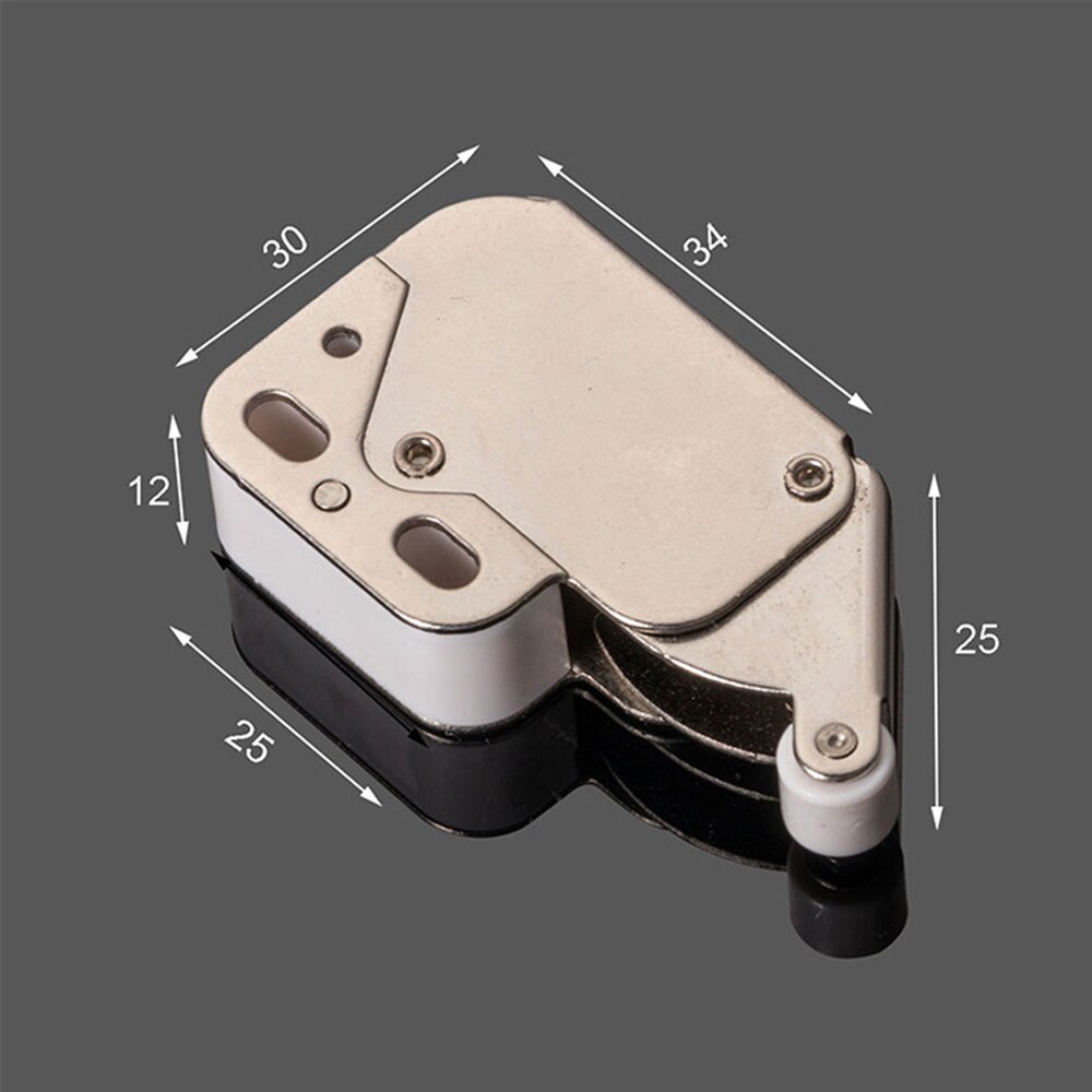1/2Pcs Mini Push Spring Clip Door Lock Catch Latch Cabinets Automatic Spring Cupboard Lock with Keys for Furniture Hardware