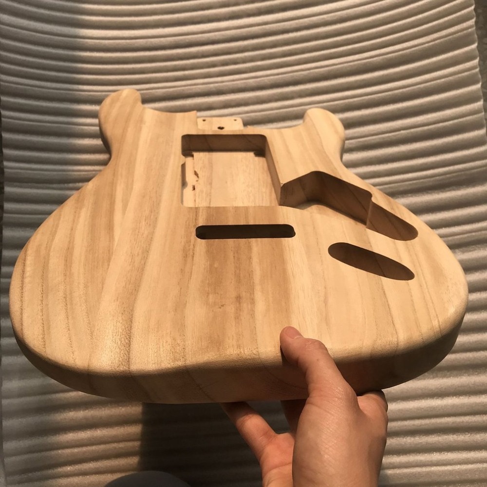 Unfinished DIY Guitar Body Maple Body For ST Style Guitar ST electric guitar body alderwood guitar DIY Accessories