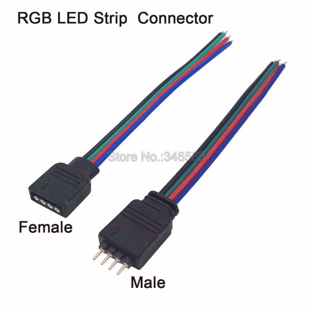 Cable conector RGB de 4 pines con Cable de 10cm co... – Grandado