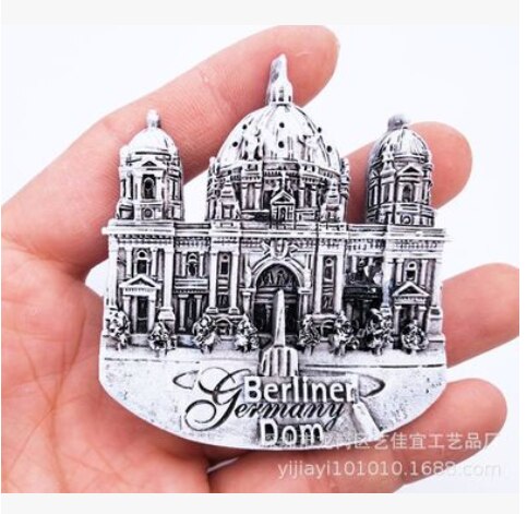 3d Fridge Magnets Berlin Ancient Buildings Fridge Magnet Souvenir Travel Collection Decorative Magnet Home Decor Ideas: 5