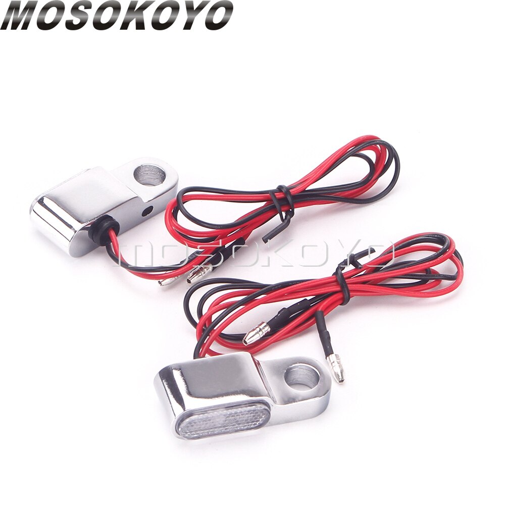 LED Mini Motorrad Blinker Anzeige Blinker Licht Blinkt Läuft Lampe für Harley Sportster Cafe Racer Chopper Bobber