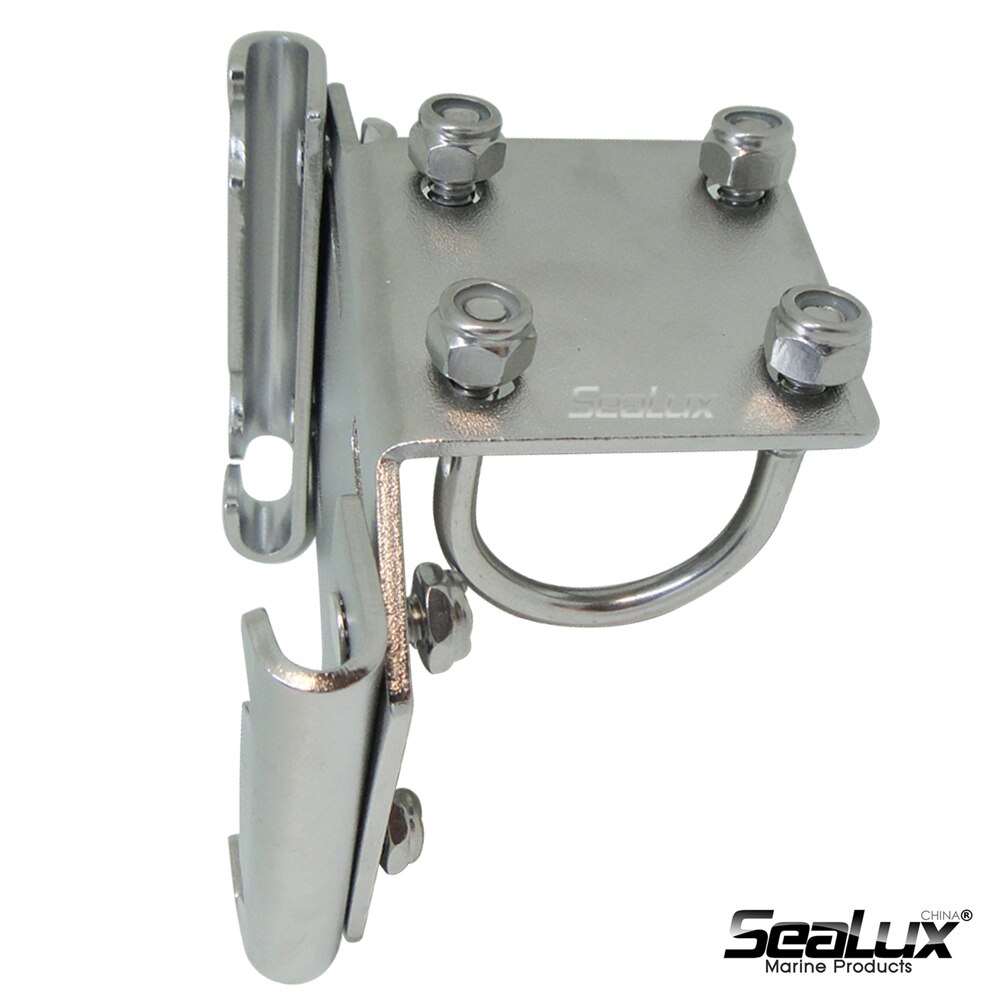 Small Rail mount Anchor brackets for horizontal rails for round tube and square tube Marine grade SS304 Boat Accessories