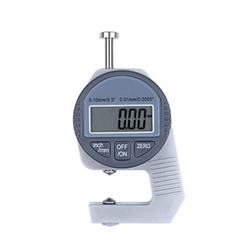 Digital Thickness Gauge Electronic Thickness Meter Measure Thickness Of Paper Cloth Thin Metal Micrometer 0.01Mm: Orange