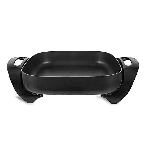 Plancha de asar Postquam ITALIAN sartén eléctrica con tapa - Total 1500 ELECTRIC SKILLET- capacidad: 30x30cm - IDECUCOOK01