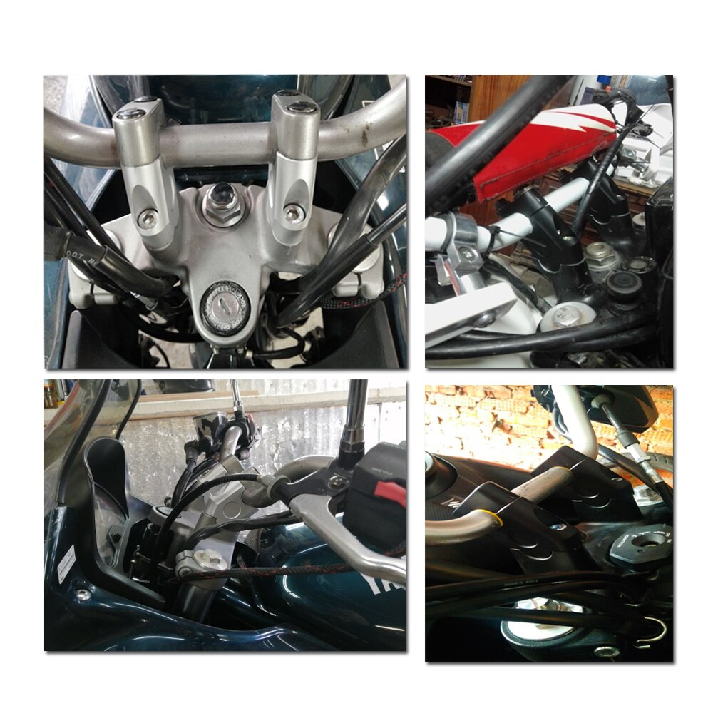 Collier de serrage universel pour guidon de moto, 22mm, 7/8 &quot;, adaptateur d&#39;extension pour KAWASAKI Z800 Z900