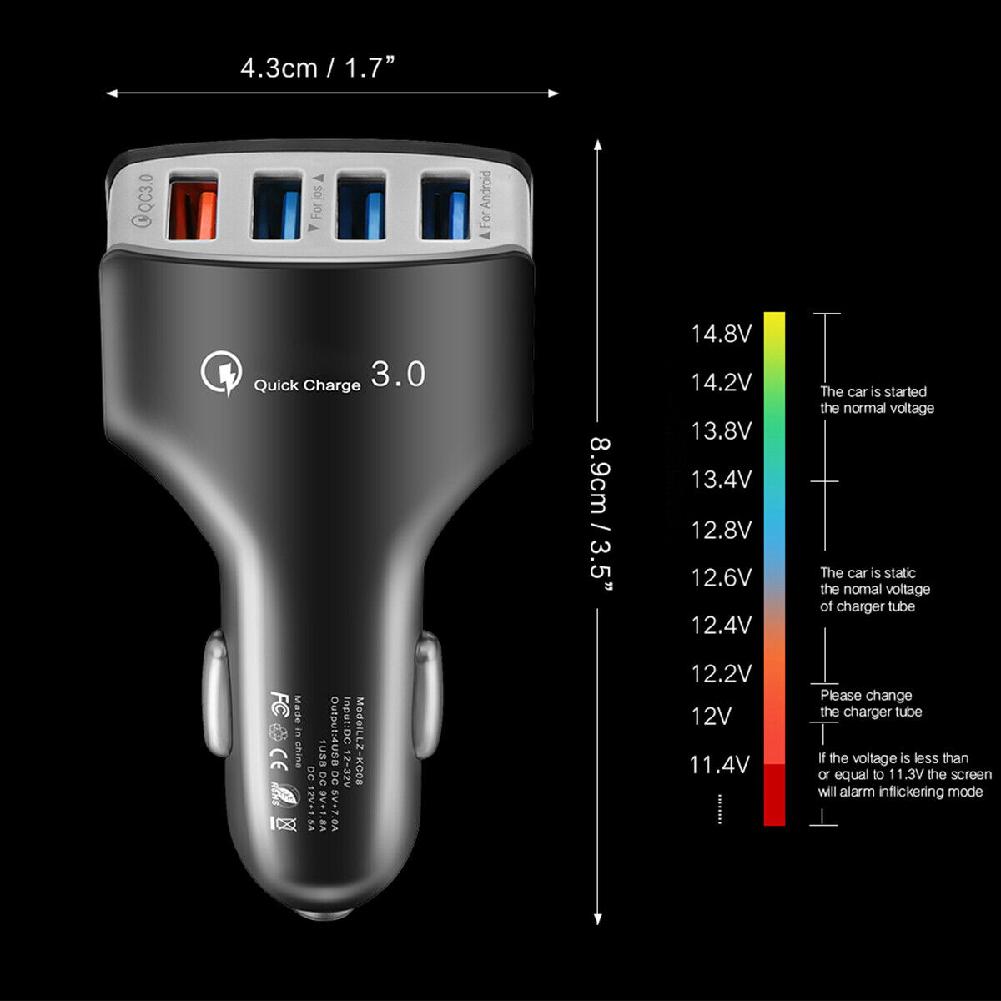 Group Vertical Fast 3.0 Type C USB-C Car Charger Charging Cable for Huawei P30 P20 Pro d15