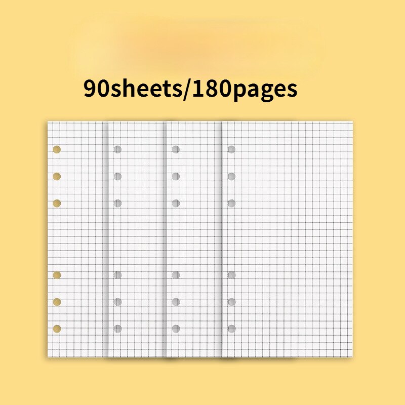 Bullet Grid Journal Sketchbook Pocket Planner Girls Diary Cute Notepads Stationery Notebooks Journals School Office Supplie Sets: inner paper