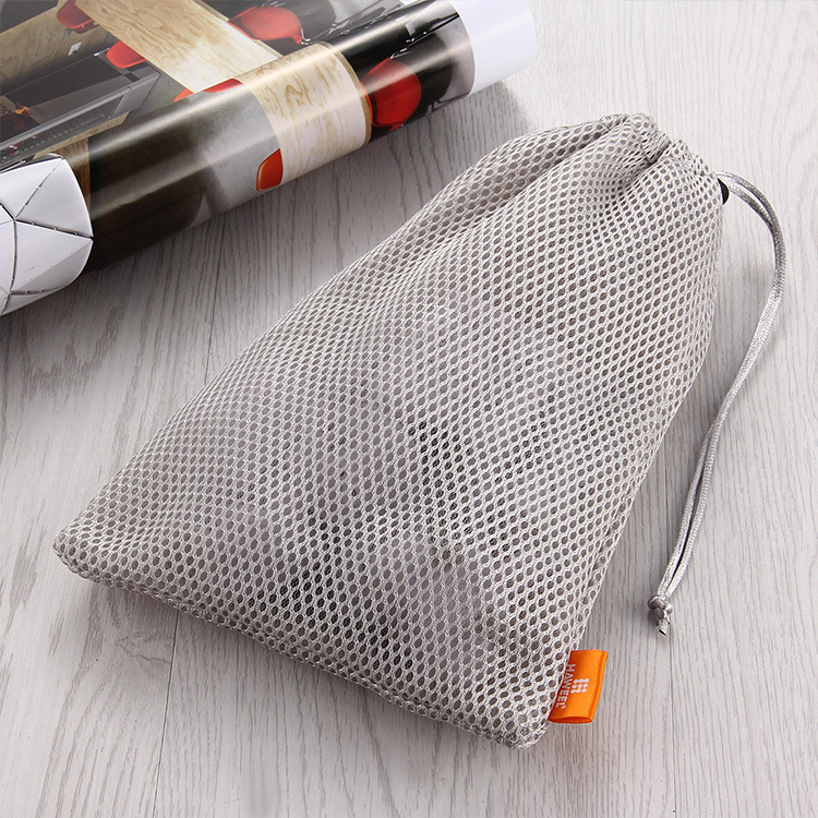 1/2pcs Nylon Drawstring Storage Bag Multi-Functional Mesh Mobile Phone Data Cable Charger Storage Pouch Bag Portable Organizer