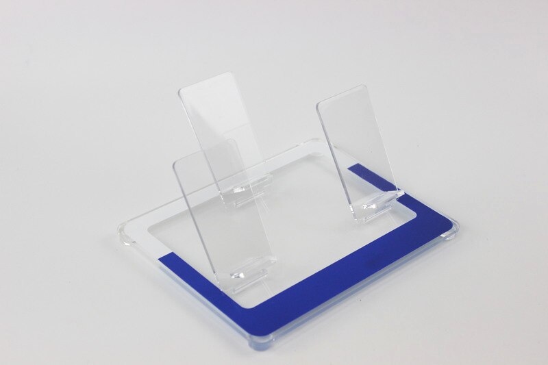3 Trays Acrylic cell phone MP3 holder digital product display rack desktop showing stand phone rack