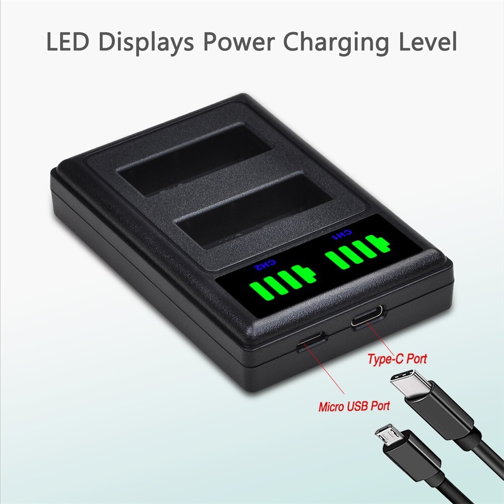 BLS-1 PS-BLS1 Battery and Charger for Olympus E-420, E-450, E-600, E-620, Pen E-P1, E-P2, E-P3, E-PL1, E-PL3 Digital SLR Cameras