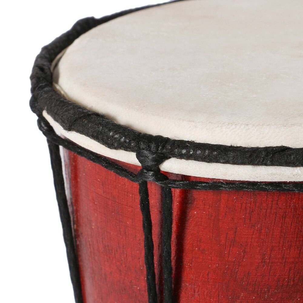 4 Pollici Professionale africano Djembe Tamburo Bongo Tamburo di Legno Buon Suono Strumento Musicale